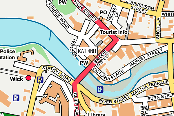 KW1 4NH map - OS OpenMap – Local (Ordnance Survey) KW1 4NH map - OS OpenMap – Local (Ordnance Survey)