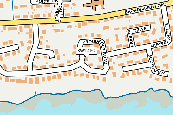 KW1 4PQ map - OS OpenMap – Local (Ordnance Survey) KW1 4PQ map - OS OpenMap – Local (Ordnance Survey)