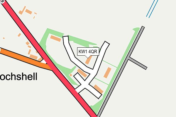 KW1 4QR map - OS OpenMap – Local (Ordnance Survey) KW1 4QR map - OS OpenMap – Local (Ordnance Survey)
