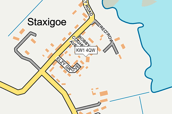 KW1 4QW map - OS OpenMap – Local (Ordnance Survey) KW1 4QW map - OS OpenMap – Local (Ordnance Survey)
