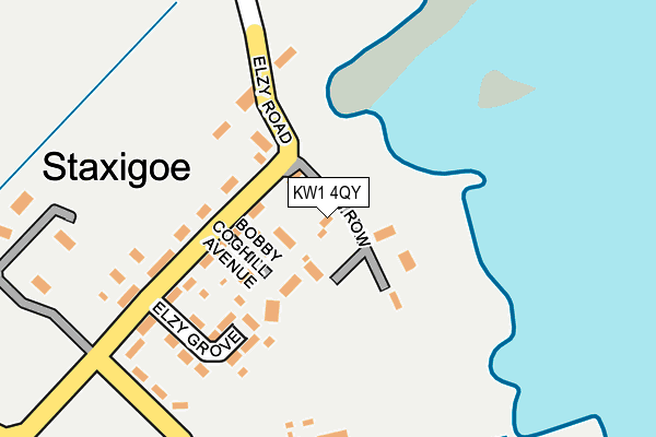 KW1 4QY map - OS OpenMap – Local (Ordnance Survey) KW1 4QY map - OS OpenMap – Local (Ordnance Survey)