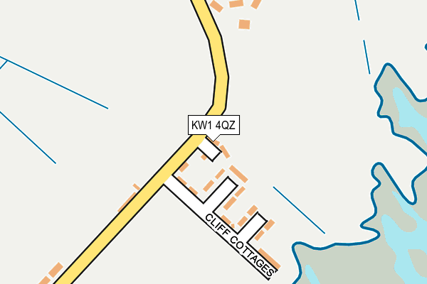 KW1 4QZ map - OS OpenMap – Local (Ordnance Survey) KW1 4QZ map - OS OpenMap – Local (Ordnance Survey)