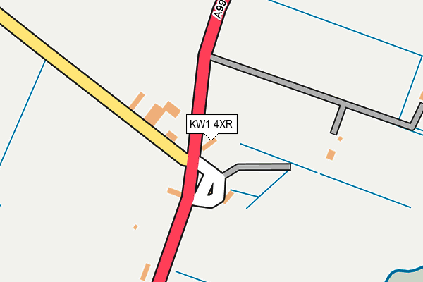 KW1 4XR map - OS OpenMap – Local (Ordnance Survey) KW1 4XR map - OS OpenMap – Local (Ordnance Survey)