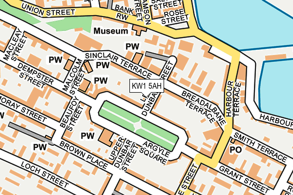 KW1 5AH map - OS OpenMap – Local (Ordnance Survey) KW1 5AH map - OS OpenMap – Local (Ordnance Survey)