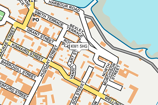 KW1 5HG map - OS OpenMap – Local (Ordnance Survey)