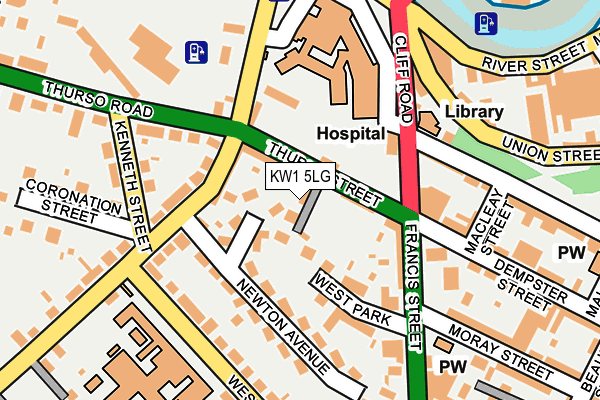 KW1 5LG map - OS OpenMap – Local (Ordnance Survey) KW1 5LG map - OS OpenMap – Local (Ordnance Survey)