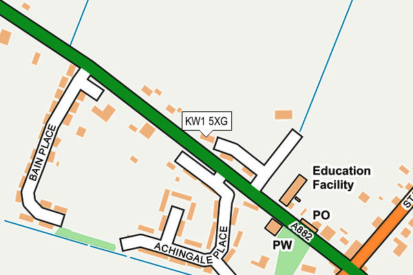 KW1 5XG map - OS OpenMap – Local (Ordnance Survey) KW1 5XG map - OS OpenMap – Local (Ordnance Survey)