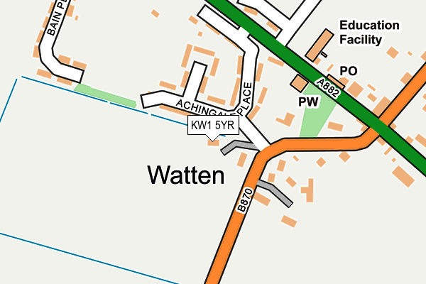 KW1 5YR map - OS OpenMap – Local (Ordnance Survey) KW1 5YR map - OS OpenMap – Local (Ordnance Survey)