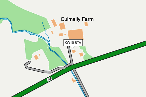 KW10 6TA map - OS OpenMap – Local (Ordnance Survey)