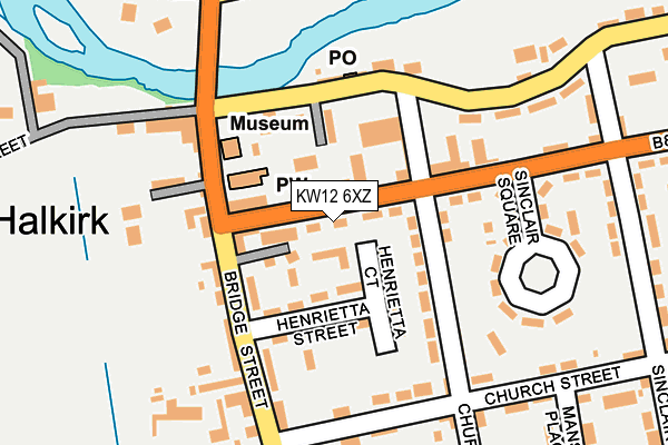 KW12 6XZ map - OS OpenMap – Local (Ordnance Survey) KW12 6XZ map - OS OpenMap – Local (Ordnance Survey)