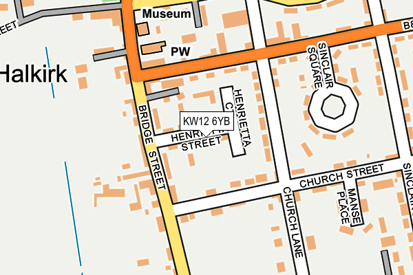 KW12 6YB map - OS OpenMap – Local (Ordnance Survey) KW12 6YB map - OS OpenMap – Local (Ordnance Survey)