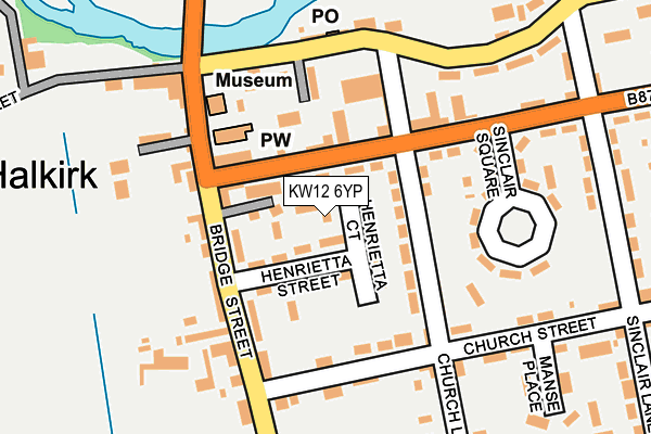 KW12 6YP map - OS OpenMap – Local (Ordnance Survey) KW12 6YP map - OS OpenMap – Local (Ordnance Survey)