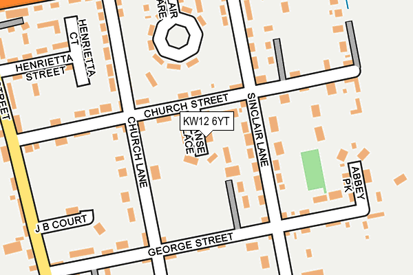 KW12 6YT map - OS OpenMap – Local (Ordnance Survey) KW12 6YT map - OS OpenMap – Local (Ordnance Survey)