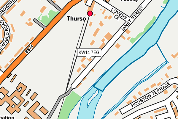 KW14 7EG map - OS OpenMap – Local (Ordnance Survey) KW14 7EG map - OS OpenMap – Local (Ordnance Survey)