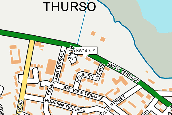 KW14 7JY map - OS OpenMap – Local (Ordnance Survey) KW14 7JY map - OS OpenMap – Local (Ordnance Survey)