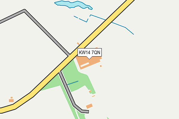 KW14 7QN map - OS OpenMap – Local (Ordnance Survey) KW14 7QN map - OS OpenMap – Local (Ordnance Survey)