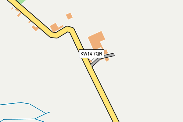 KW14 7QR map - OS OpenMap – Local (Ordnance Survey)
