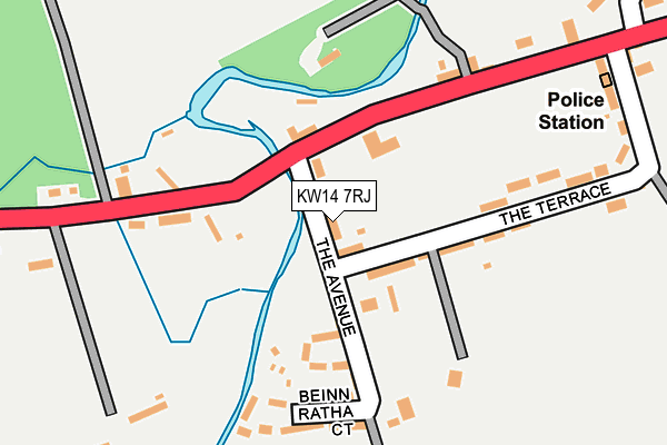 KW14 7RJ map - OS OpenMap – Local (Ordnance Survey) KW14 7RJ map - OS OpenMap – Local (Ordnance Survey)