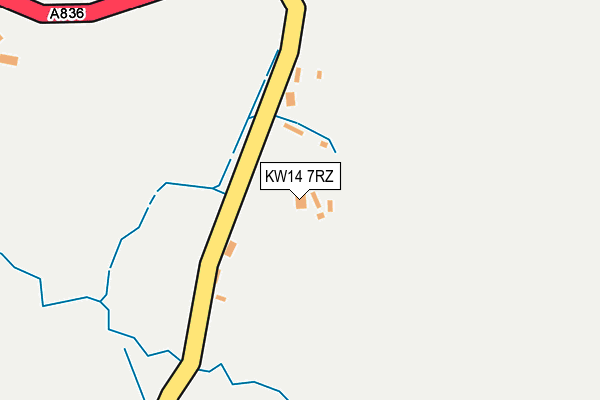 KW14 7RZ map - OS OpenMap – Local (Ordnance Survey) KW14 7RZ map - OS OpenMap – Local (Ordnance Survey)