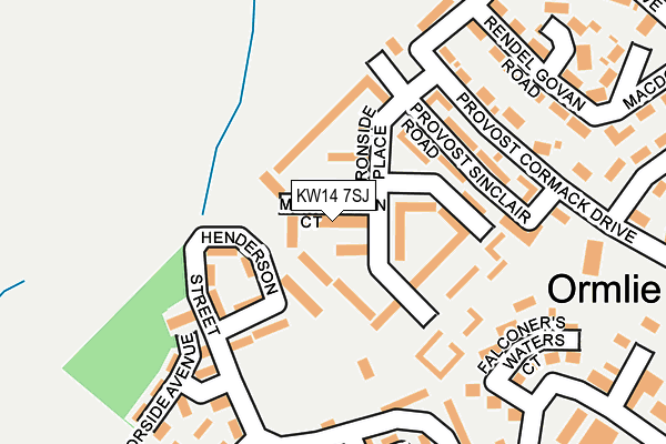 KW14 7SJ map - OS OpenMap – Local (Ordnance Survey) KW14 7SJ map - OS OpenMap – Local (Ordnance Survey)