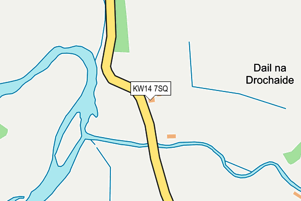 KW14 7SQ map - OS OpenMap – Local (Ordnance Survey) KW14 7SQ map - OS OpenMap – Local (Ordnance Survey)