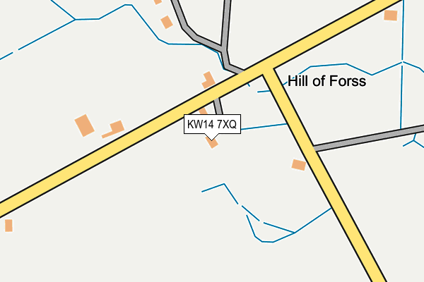 KW14 7XQ map - OS OpenMap – Local (Ordnance Survey) KW14 7XQ map - OS OpenMap – Local (Ordnance Survey)