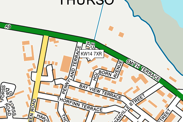 KW14 7XR map - OS OpenMap – Local (Ordnance Survey) KW14 7XR map - OS OpenMap – Local (Ordnance Survey)