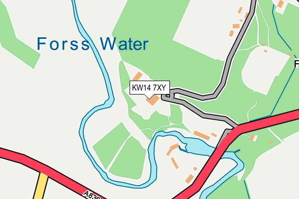 KW14 7XY map - OS OpenMap – Local (Ordnance Survey) KW14 7XY map - OS OpenMap – Local (Ordnance Survey)
