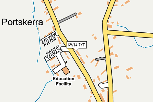 KW14 7YP map - OS OpenMap – Local (Ordnance Survey) KW14 7YP map - OS OpenMap – Local (Ordnance Survey)