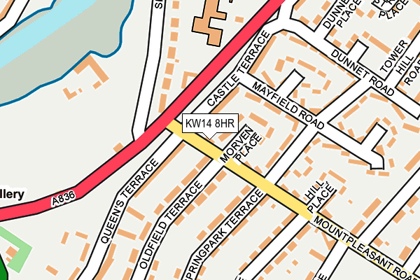 KW14 8HR map - OS OpenMap – Local (Ordnance Survey) KW14 8HR map - OS OpenMap – Local (Ordnance Survey)