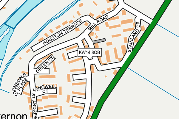KW14 8QB map - OS OpenMap – Local (Ordnance Survey) KW14 8QB map - OS OpenMap – Local (Ordnance Survey)