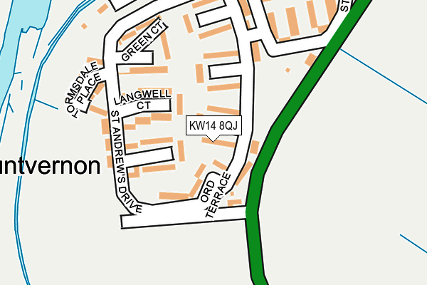 KW14 8QJ map - OS OpenMap – Local (Ordnance Survey) KW14 8QJ map - OS OpenMap – Local (Ordnance Survey)