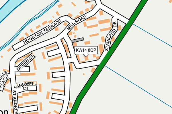 KW14 8QP map - OS OpenMap – Local (Ordnance Survey) KW14 8QP map - OS OpenMap – Local (Ordnance Survey)