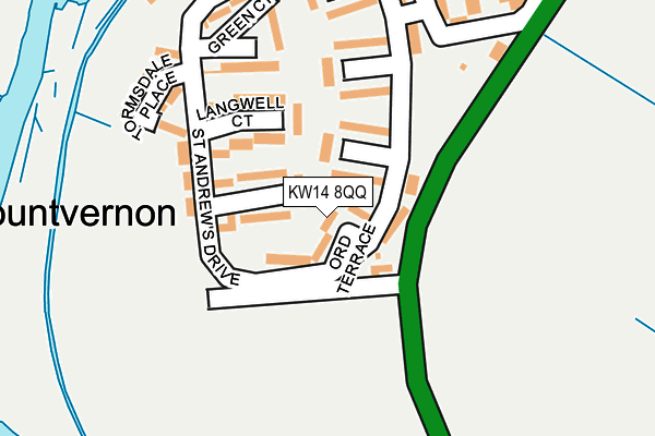 KW14 8QQ map - OS OpenMap – Local (Ordnance Survey) KW14 8QQ map - OS OpenMap – Local (Ordnance Survey)