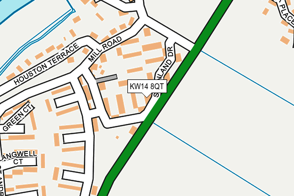 KW14 8QT map - OS OpenMap – Local (Ordnance Survey) KW14 8QT map - OS OpenMap – Local (Ordnance Survey)