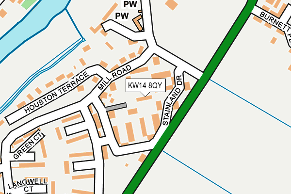 KW14 8QY map - OS OpenMap – Local (Ordnance Survey)