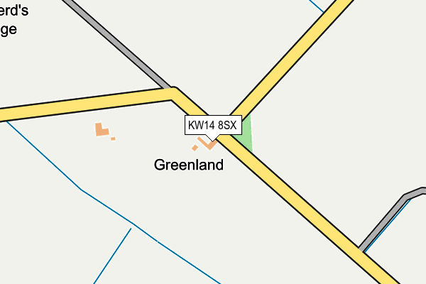 KW14 8SX map - OS OpenMap – Local (Ordnance Survey) KW14 8SX map - OS OpenMap – Local (Ordnance Survey)