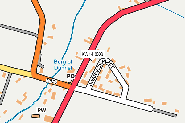KW14 8XG map - OS OpenMap – Local (Ordnance Survey) KW14 8XG map - OS OpenMap – Local (Ordnance Survey)