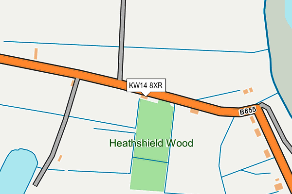 KW14 8XR map - OS OpenMap – Local (Ordnance Survey) KW14 8XR map - OS OpenMap – Local (Ordnance Survey)