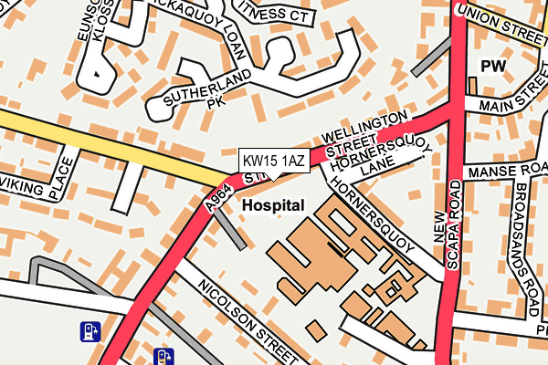KW15 1AZ map - OS OpenMap – Local (Ordnance Survey) KW15 1AZ map - OS OpenMap – Local (Ordnance Survey)