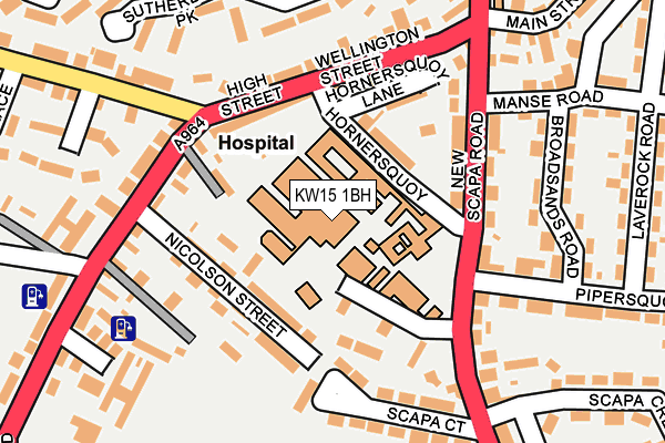 KW15 1BH map - OS OpenMap – Local (Ordnance Survey) KW15 1BH map - OS OpenMap – Local (Ordnance Survey)