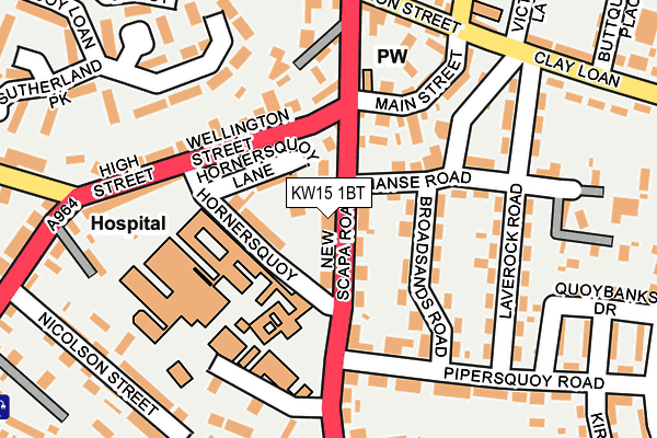 KW15 1BT map - OS OpenMap – Local (Ordnance Survey) KW15 1BT map - OS OpenMap – Local (Ordnance Survey)
