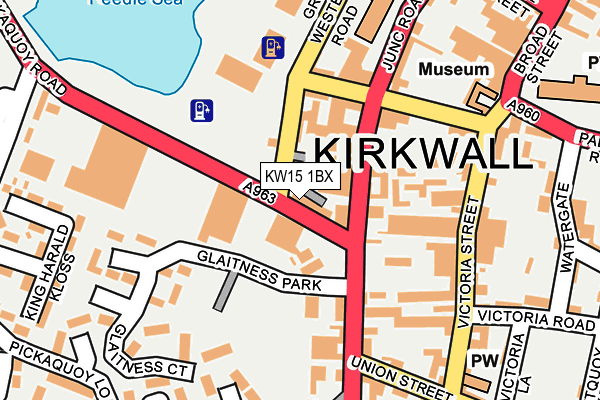 KW15 1BX map - OS OpenMap – Local (Ordnance Survey) KW15 1BX map - OS OpenMap – Local (Ordnance Survey)