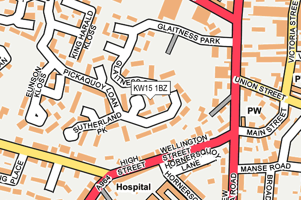 KW15 1BZ map - OS OpenMap – Local (Ordnance Survey) KW15 1BZ map - OS OpenMap – Local (Ordnance Survey)