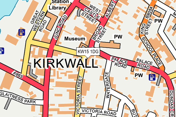 KW15 1DG map - OS OpenMap – Local (Ordnance Survey) KW15 1DG map - OS OpenMap – Local (Ordnance Survey)