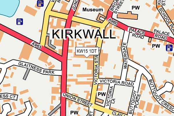 KW15 1DT map - OS OpenMap – Local (Ordnance Survey) KW15 1DT map - OS OpenMap – Local (Ordnance Survey)