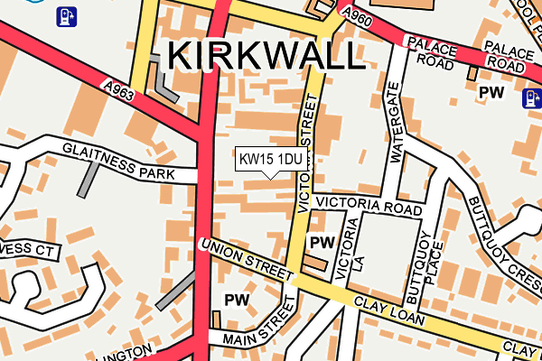 KW15 1DU map - OS OpenMap – Local (Ordnance Survey) KW15 1DU map - OS OpenMap – Local (Ordnance Survey)