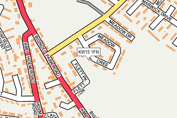 KW15 1FN map - OS OpenMap – Local (Ordnance Survey) KW15 1FN map - OS OpenMap – Local (Ordnance Survey)
