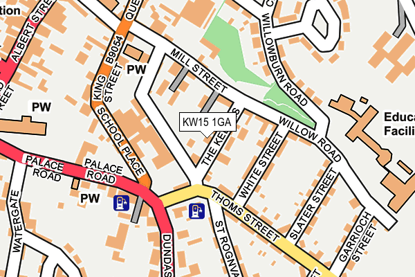 KW15 1GA map - OS OpenMap – Local (Ordnance Survey) KW15 1GA map - OS OpenMap – Local (Ordnance Survey)
