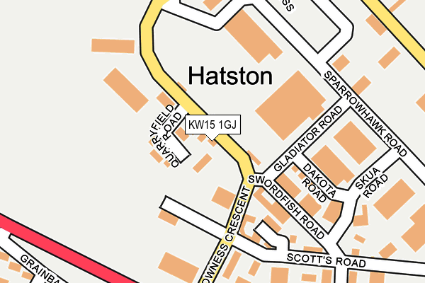 KW15 1GJ map - OS OpenMap – Local (Ordnance Survey) KW15 1GJ map - OS OpenMap – Local (Ordnance Survey)